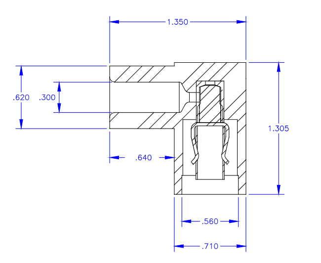 Rajah E9-AEBF Angle Rajah Connectors