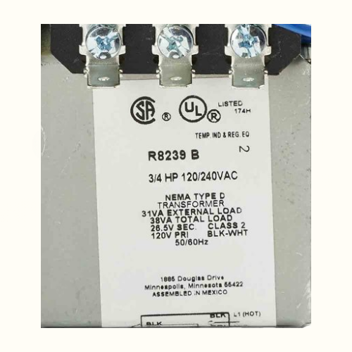 Fan Center 50 Volt Ampere Honeywell R8239B1076 Double Pole, Double Throw