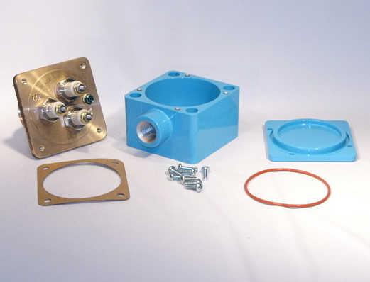 Warrick 3E3B Electrode Support Fitting 2" Npt Aluminum with Epoxy Coating