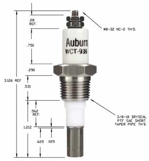 Auburn E5-WCT-938 Sensor Liquid Level Electrode 3/8"