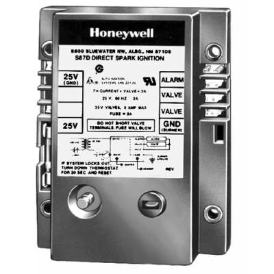 Honeywell S87C1014 Dual Rod Direct Spark Ignition Control 11-Second Trial and Lockout