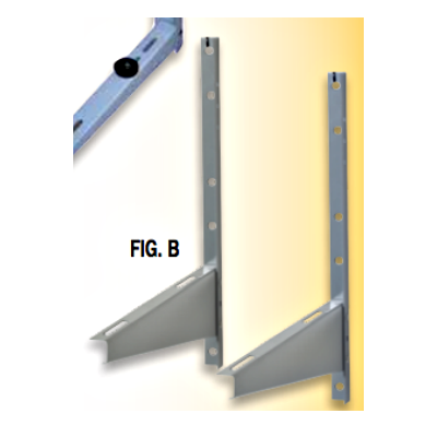 Smart Electric SB47L Mini Splits Mounting Brackets 23-5/8" X 23-5/8" 200Lbs Max Load