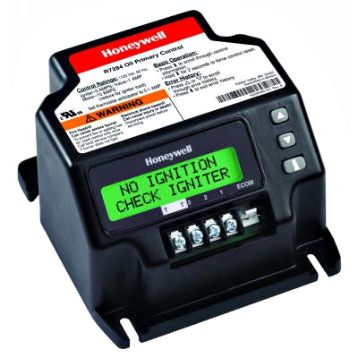 Honeywell R7284U1004 Electronic Oil Primary with LCD Display