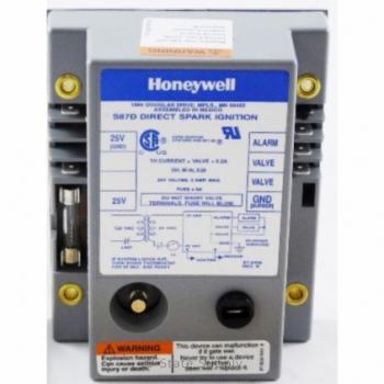 Honeywell S87D1020 Dual Rod Direct Spark Ignition Control 4-Second Trial and Lockout